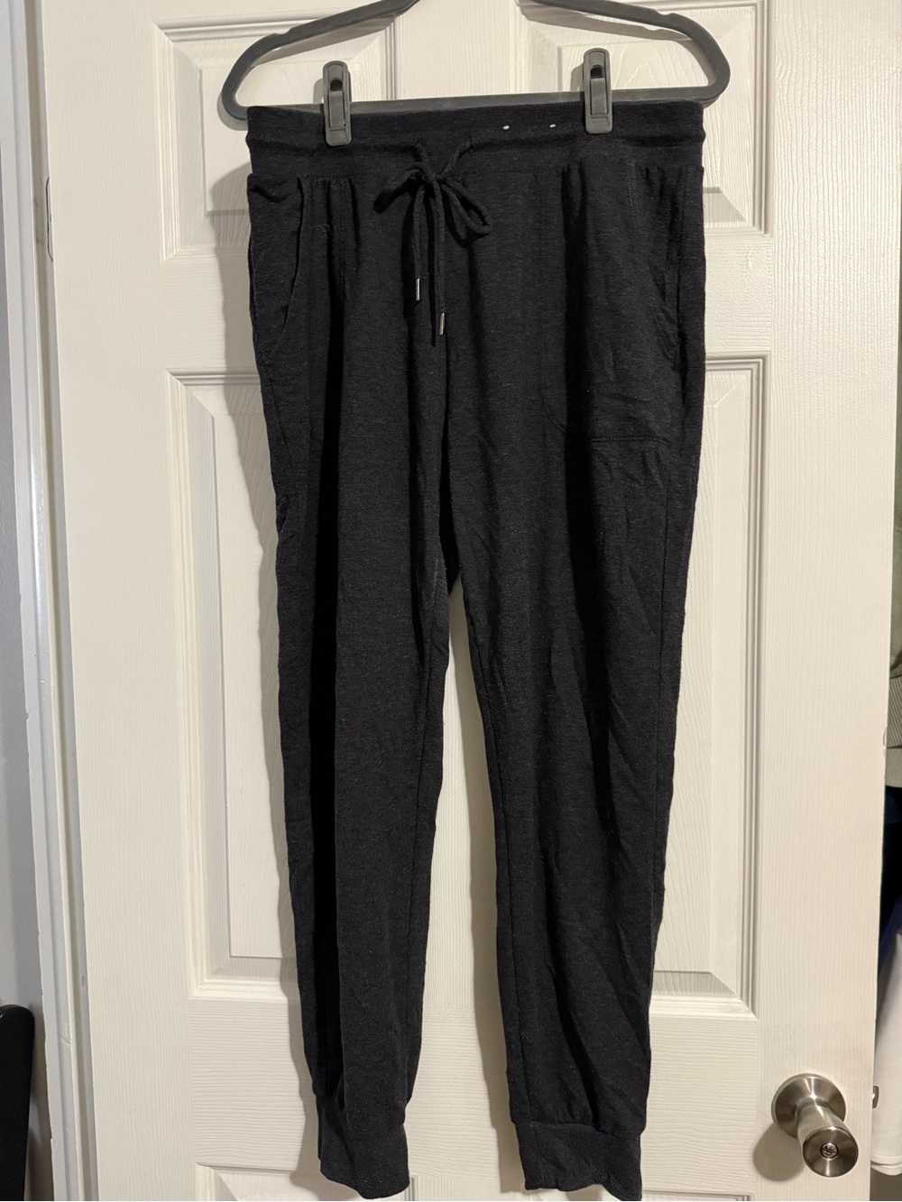Charcoal Drawstring Jogger Pants